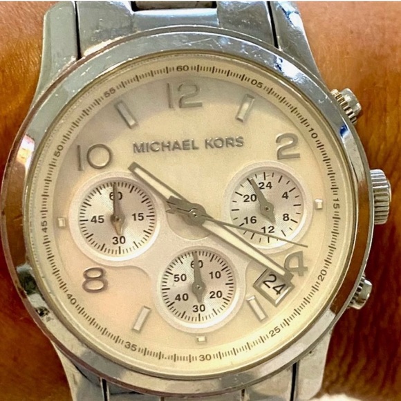 Women's Michael Kors Runway Chronograph Stainless Steel Watch MK 5304 - Picture 6 of 9